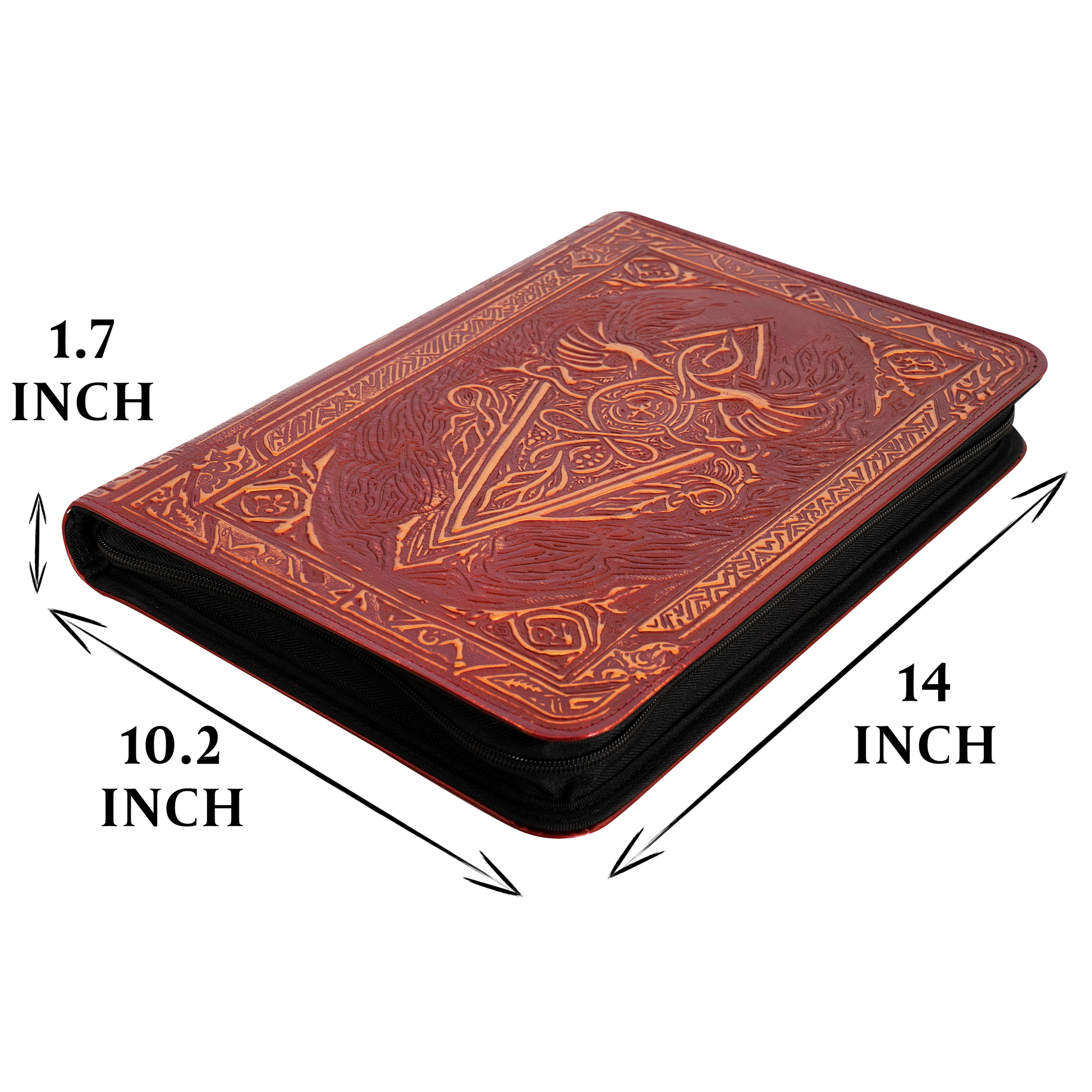 red card binder TCG Faux-Leather Trading Card Binder
