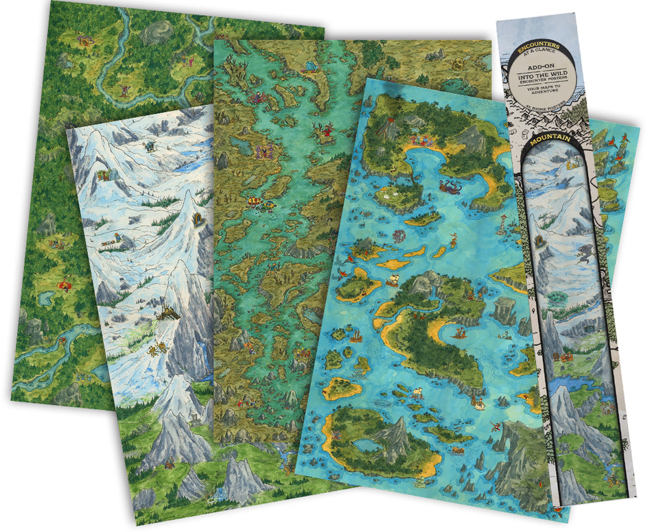 Encounters at a Glance Encounter: Into the Wild: Biome Poster Set - Regular Edition (Pre-Order)