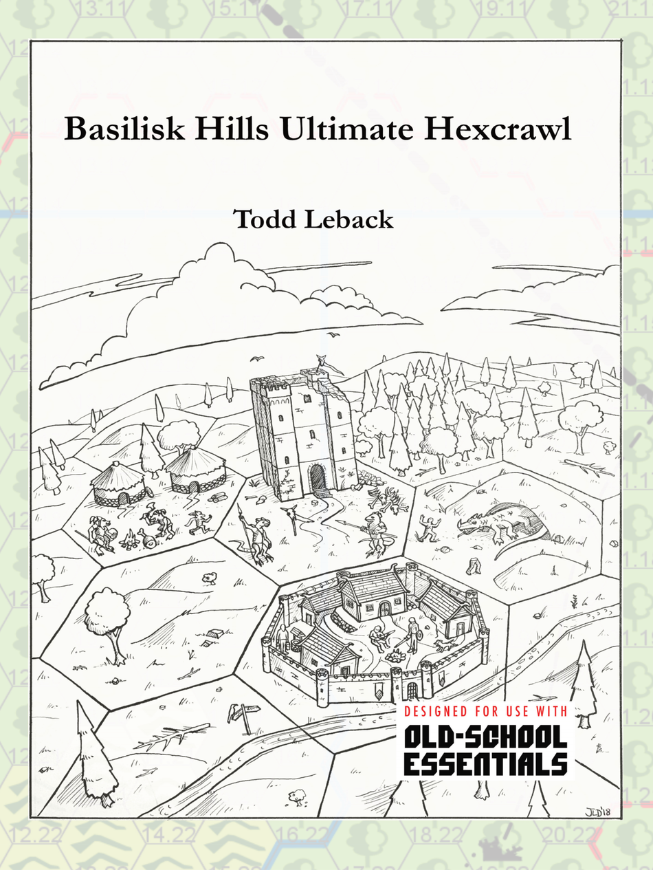 Basilisk Hills Ultimate Hexcrawl (Pre-Order)