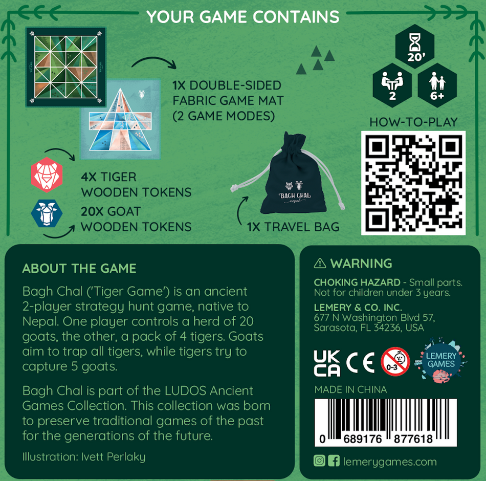 Bagh Chal (LUDOS Asia Collection) - Demo Copy (Backorder)