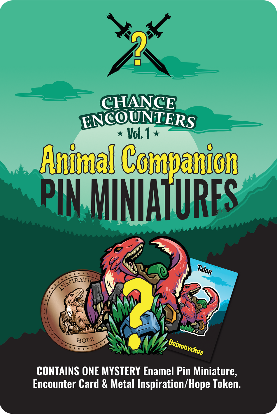 Chance Encounters: Animal Companion Pin Miniatures - Volume 1 (Blind Bag) (Pre-Order)