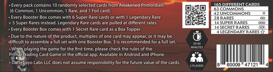 Primal TCG: Awakened Primordials Booster Box (Set 1)