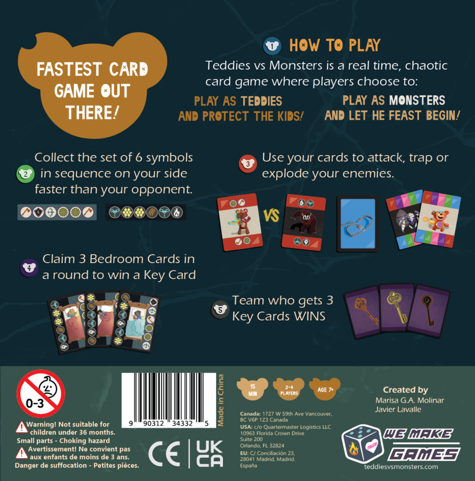 Teddies vs Monsters: Second Edition (Pre-Order)