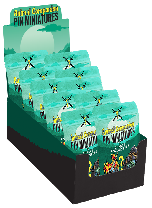 Chance Encounters: Animal Companion Pin Miniatures - Volume 1 (Case of 10) (Pre-Order)