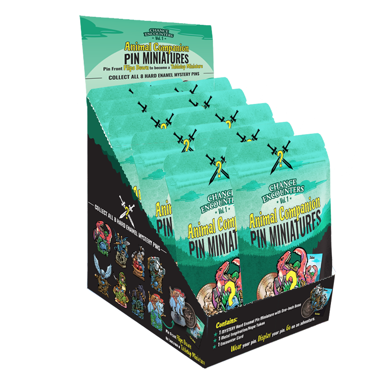 Chance Encounters: Animal Companion Pin Miniatures - Volume 1 (Case of 10) (Pre-Order)