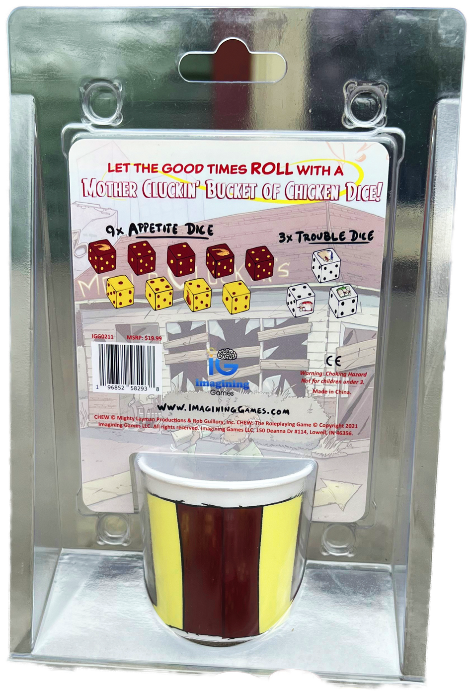 CHEW RPG: Mother Cluckin' Bucket of Chicken Dice