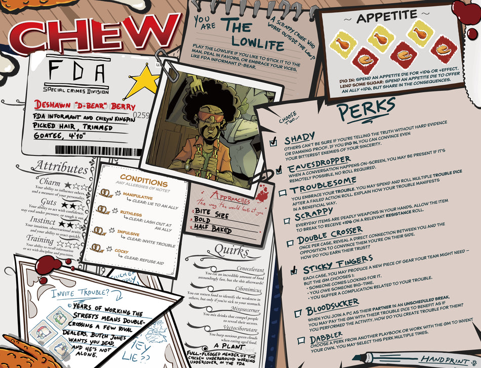 CHEW RPG: Character Menus