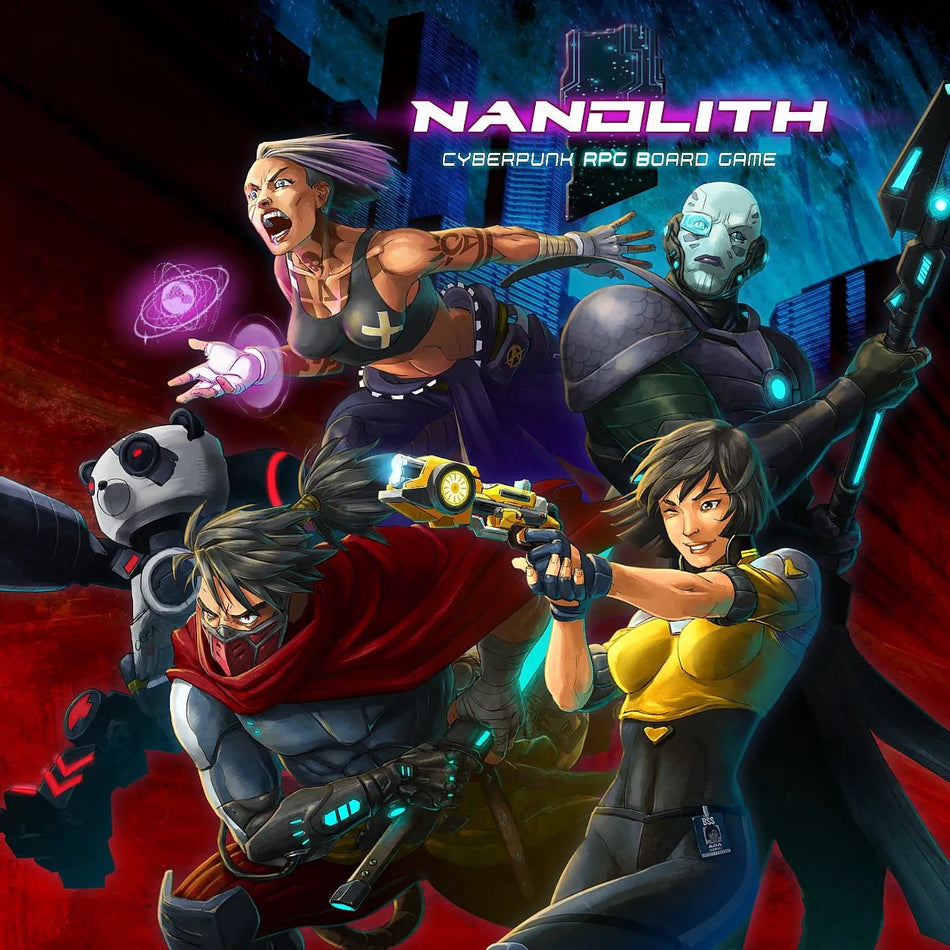 Nanolith: Cyberpunk RPG Board Game (Pre-Order)
