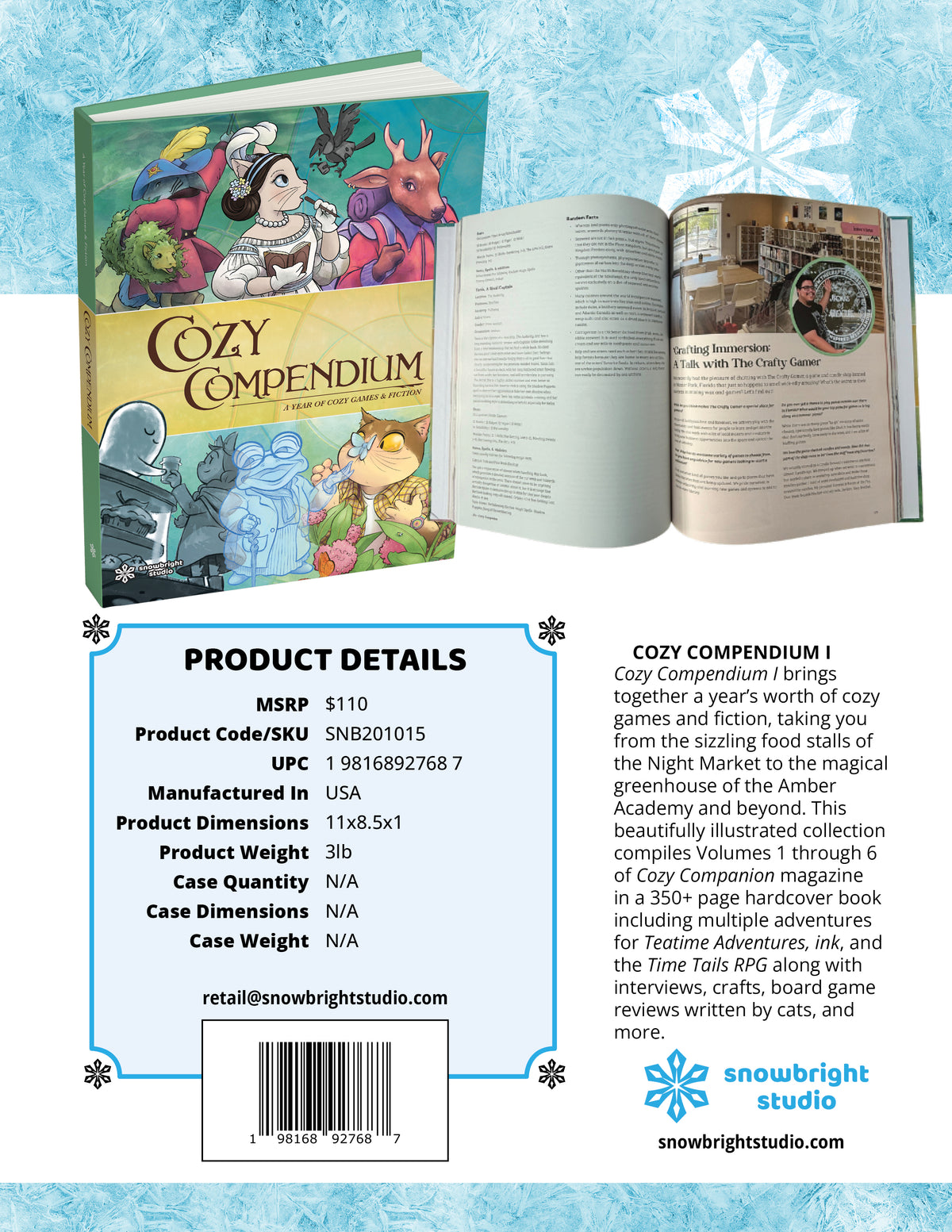 Cozy Compendium I (Pre-Order) – QM Direct
