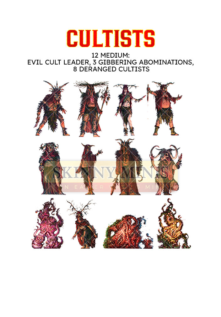 Skinny Minis - Cultists (Pre-Order)