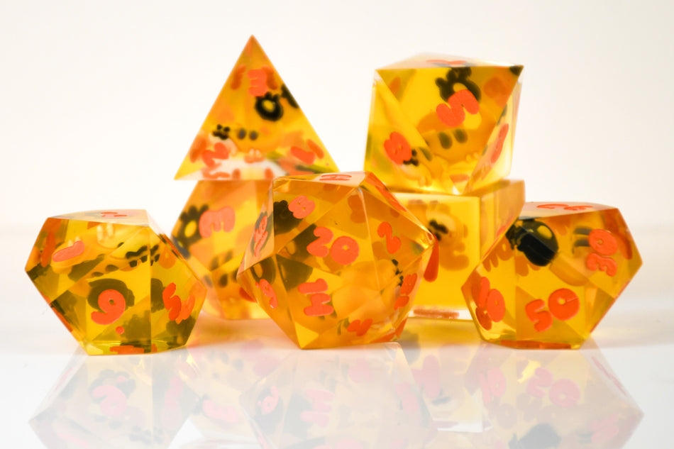 Gigi Murin Sharp-Edge Resin Dice Set (Pre-Order)