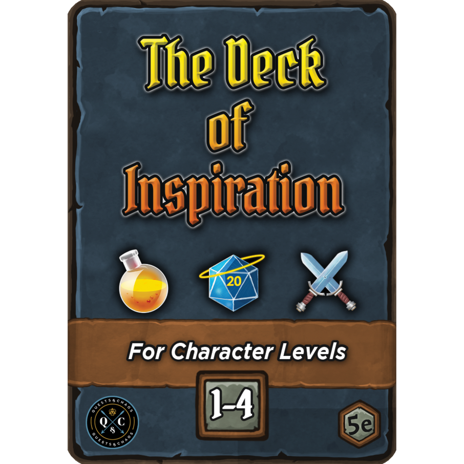 Deck of Inspiration: Lvl 1-4