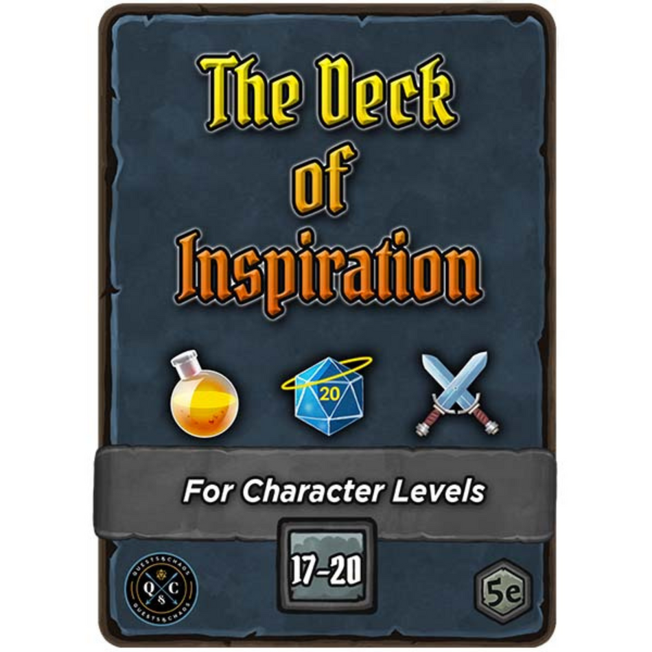 Deck of Inspiration: Lvl 17-20