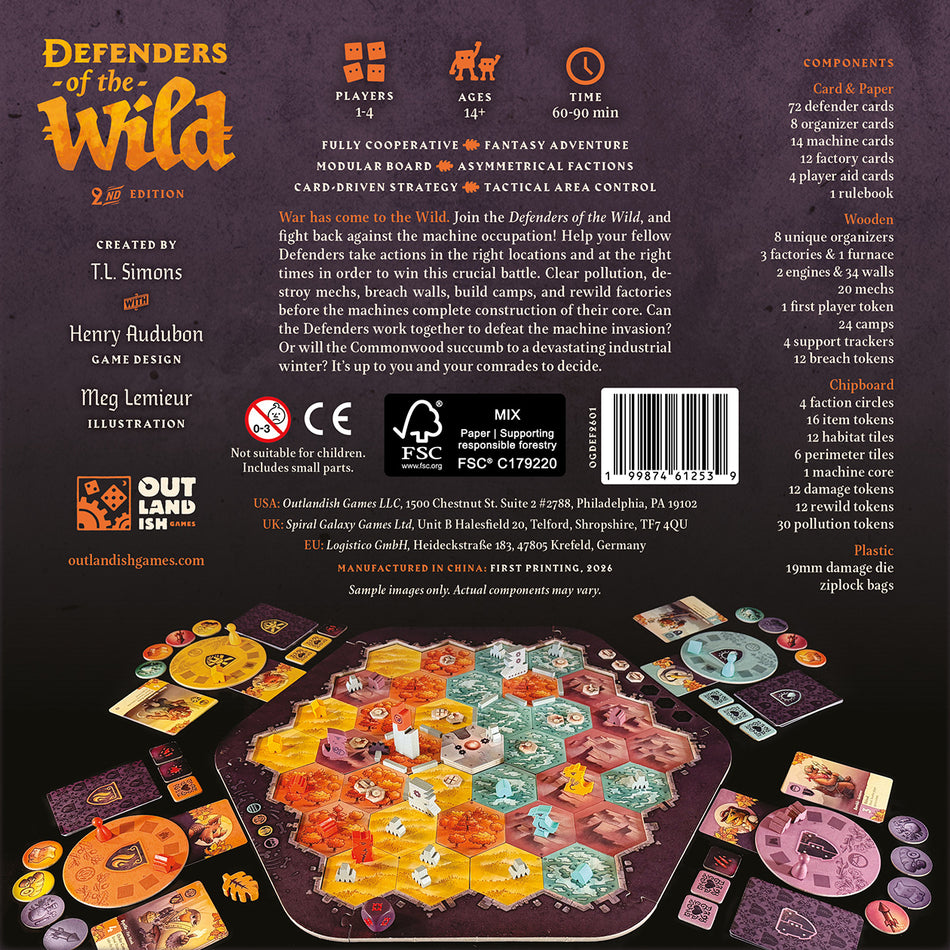 Defenders of the Wild: 2nd Edition (Pre-Order)
