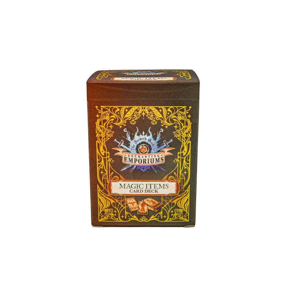 The Seeker’s Guide to Enchanting Emporiums: Magic Item Card Deck (Pre-Order)