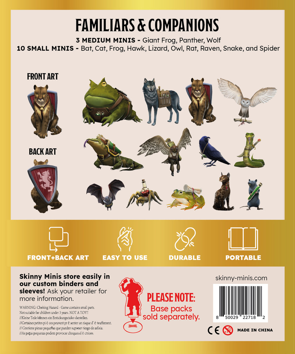 Skinny Minis - Familiars & Animal Companions (Pre-Order)