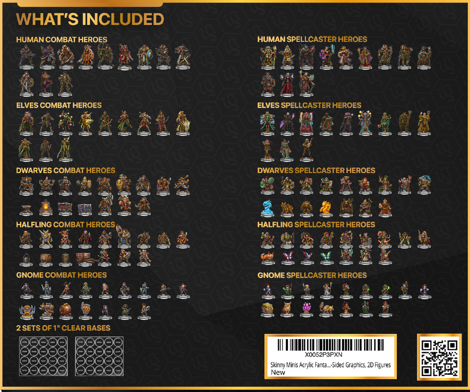 Skinny Minis - Fantasy Heroes Collection (Pre-Order)