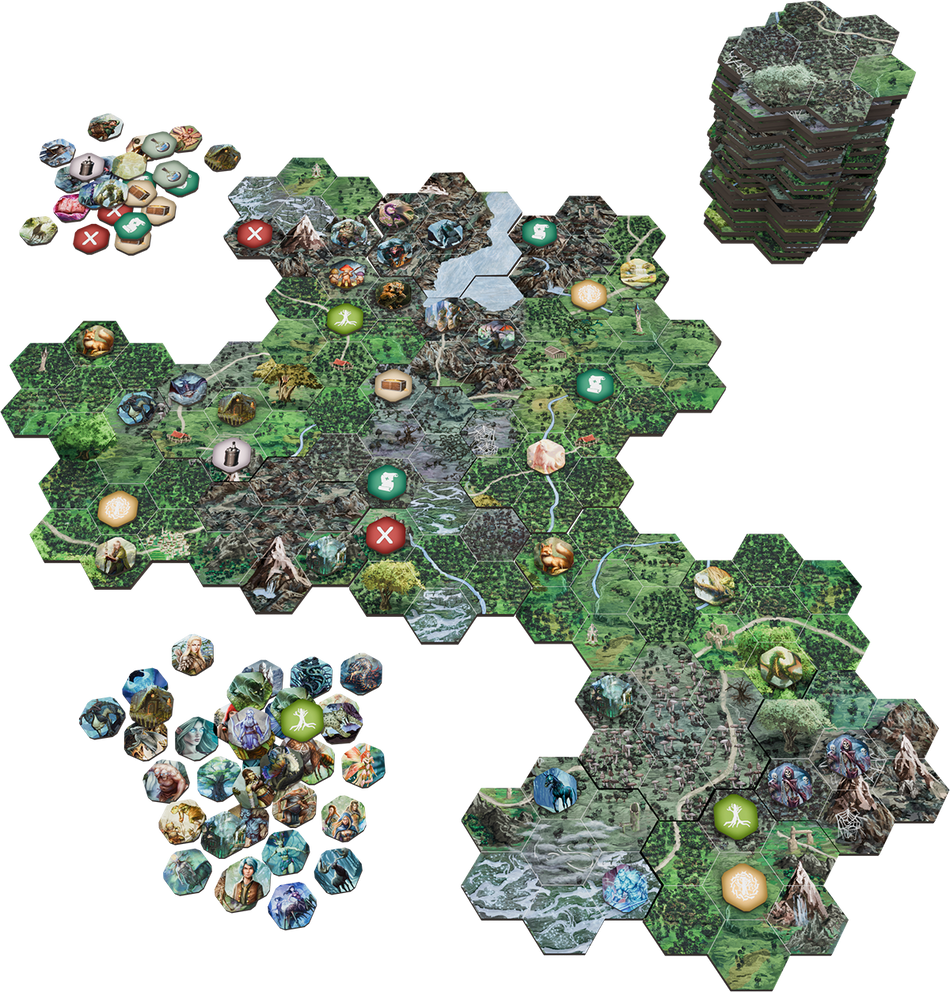 HEXplore It: The Forests of Adrimon Map Pack (Pre-Order)