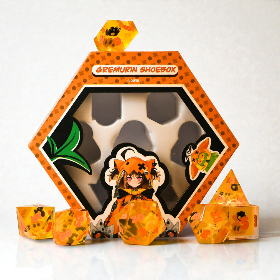 Gigi Murin Sharp-Edge Resin Dice Set (Pre-Order)