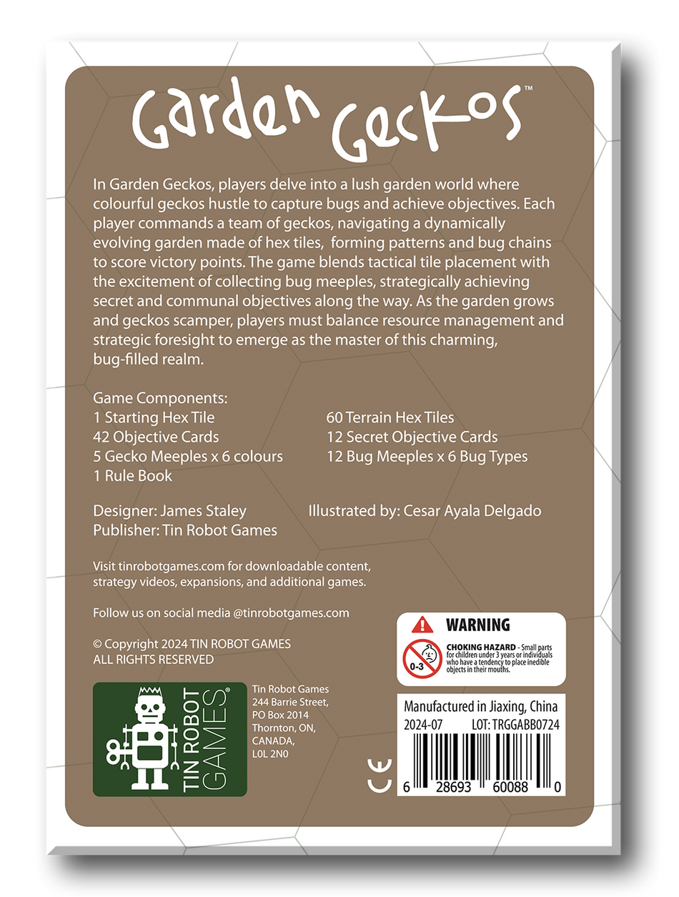 Garden Geckos: Cartoon Box Kickstarter Edition