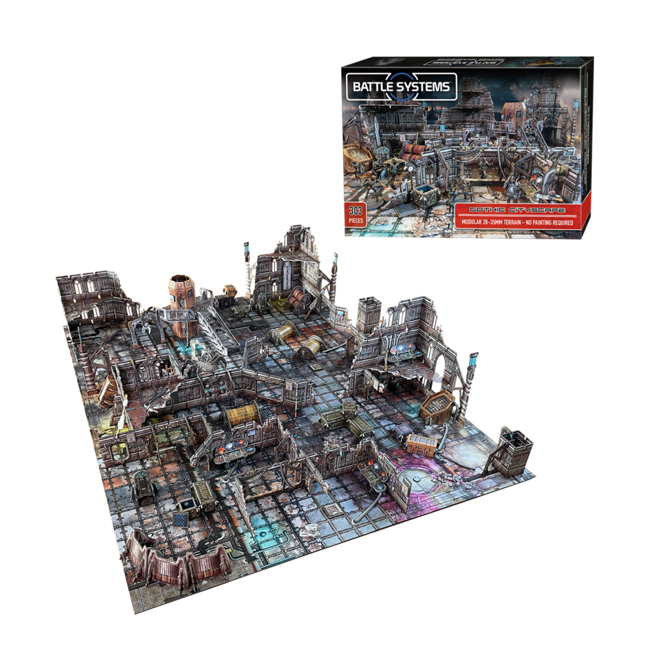 Battle Systems: Sci-Fi Gothic Cityscape - Demo Copy