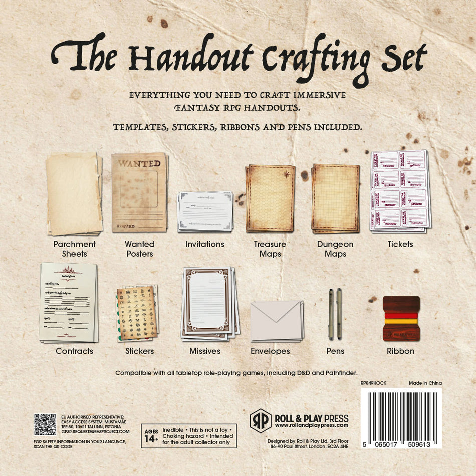 The Handout Crafting Set (Pre-Order)
