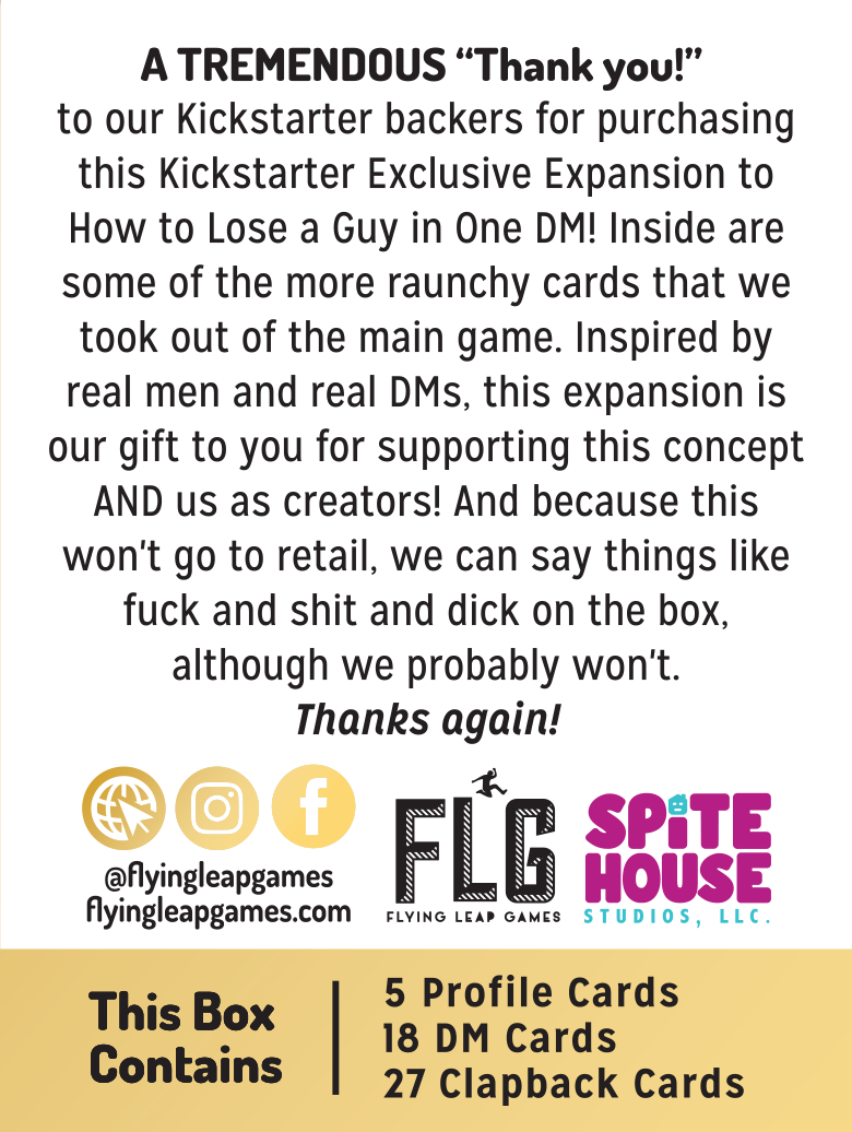 How to Lose a Guy in One DM: Golden Goddess Expansion (Pre-Order)