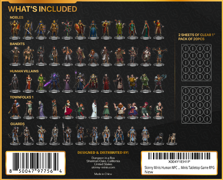 Skinny Minis - Human NPC Bundle (Pre-Order)