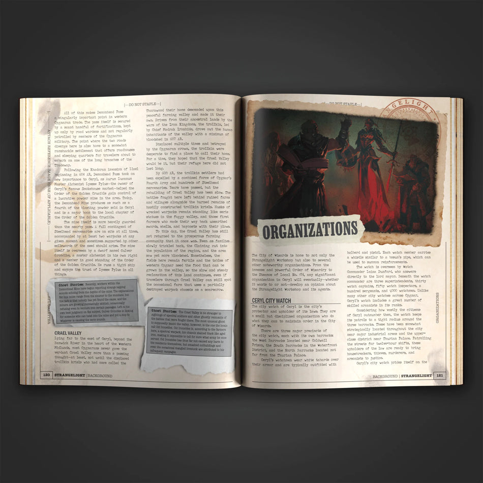 Iron Kingdoms: Strangelight Workshop RPG Core Book