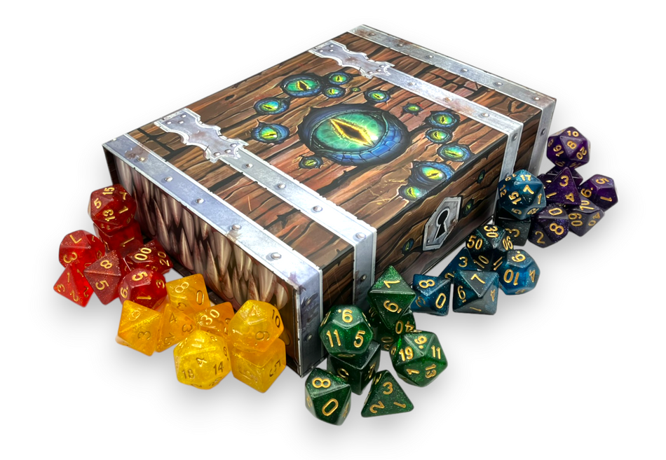 Mimic Chest and Treasure Dice Collection (Pre-order)