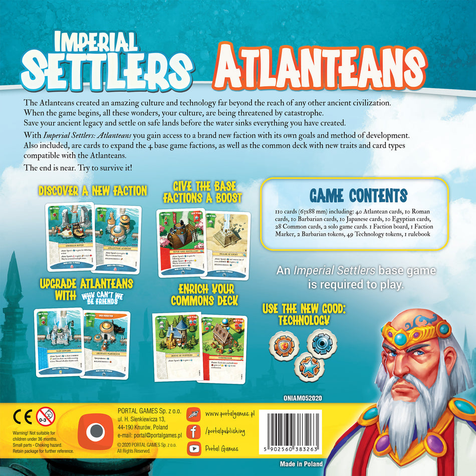 Imperial Settlers: Atlanteans Expansion (Backorder)