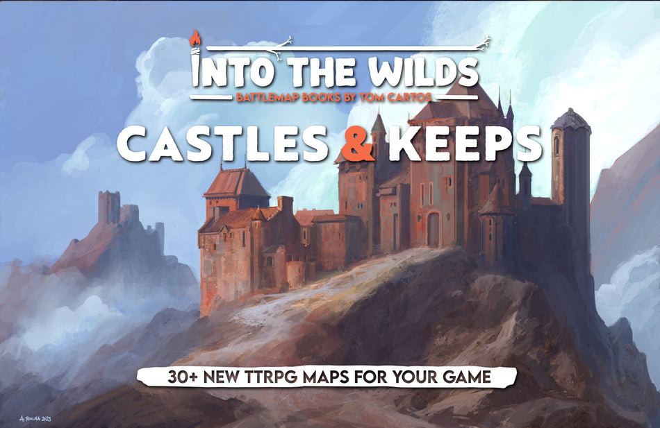 Into the Wilds Battlemap Books - Castles & Keeps (Pre-order)