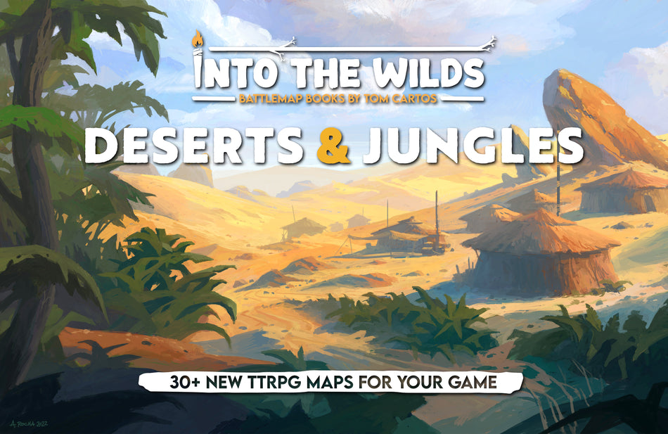 Into the Wilds Battlemap Books - Deserts & Jungles (Pre-order)