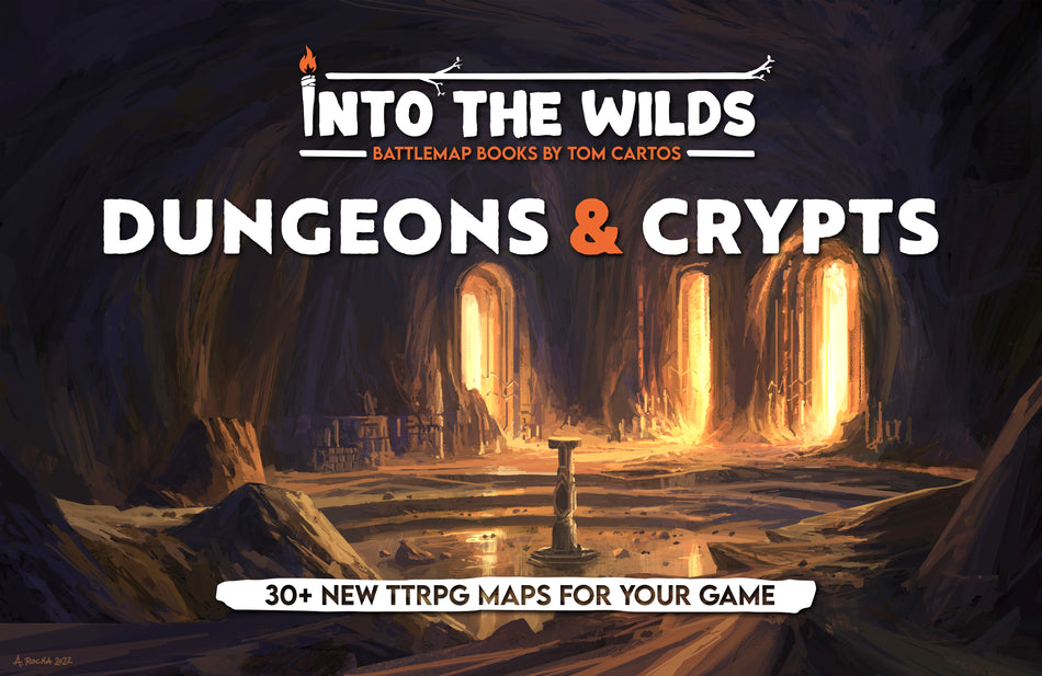 Into the Wilds Battlemap Books - Dungeons & Crypts (Pre-order)