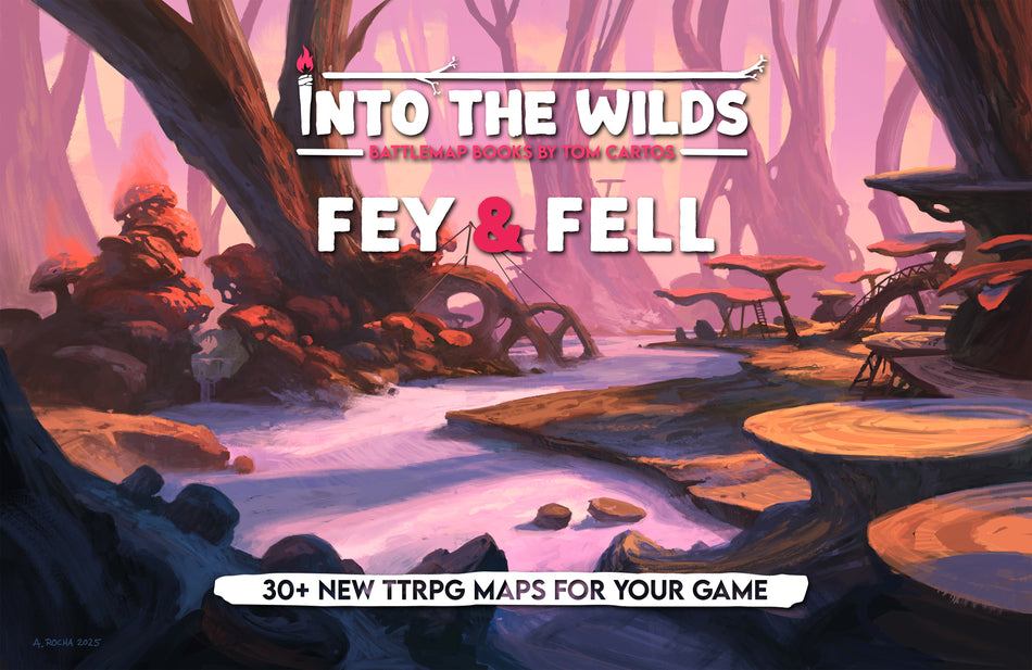 Into the Wilds Extraplanar Battlemap Books - Fey & Fell (Pre-Order)