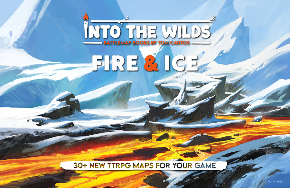 Into the Wilds Extraplanar Battlemap Books - Fire & Ice (Pre-Order)