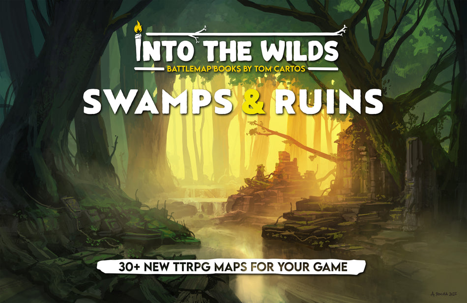 Into the Wilds Battlemap Books - Swamps & Ruins (Pre-order)