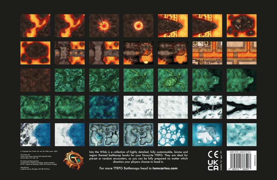 Into the Wilds Extraplanar Battlemap Books - Fire & Ice (Pre-Order)