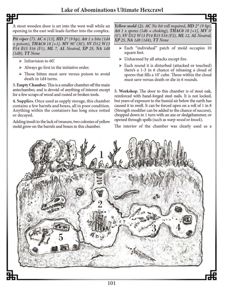 Lake of Abominations Ultimate Hexcrawl (Pre-Order)
