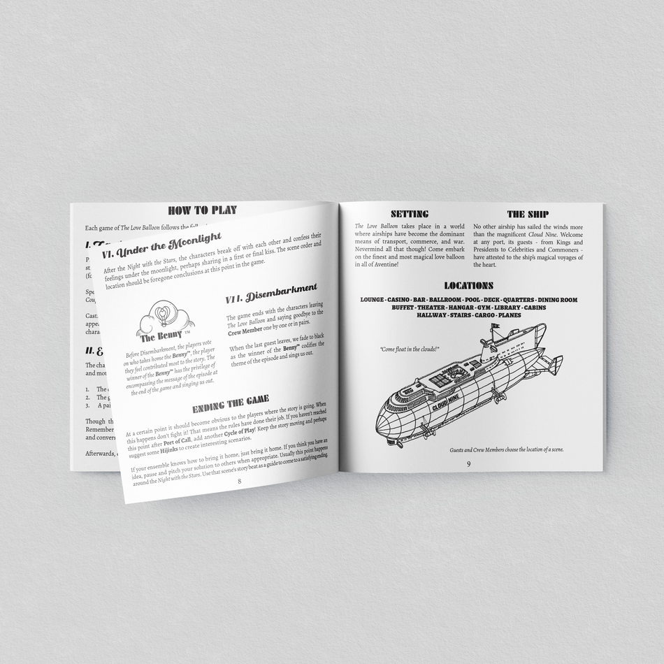 The Love Balloon RPG Zine (Pre-Order)