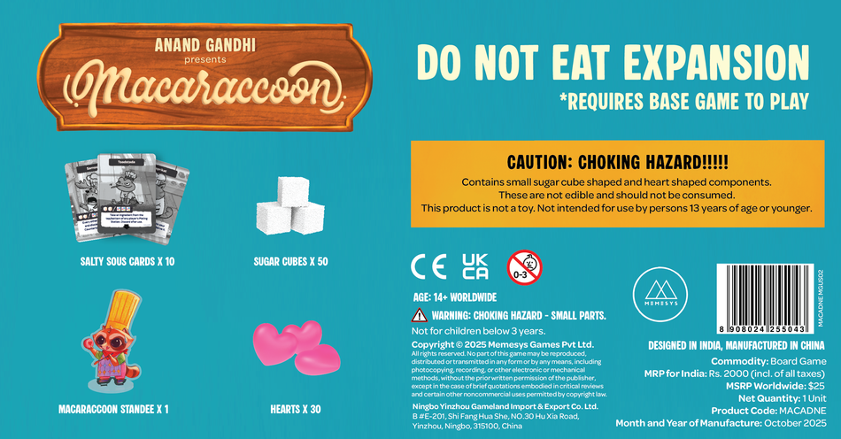 Macaraccoon: Do Not Eat Expansion (Pre-Order)