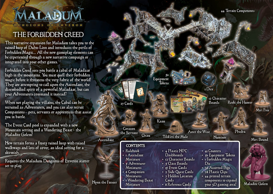 Maladum: The Forbidden Creed Expansion