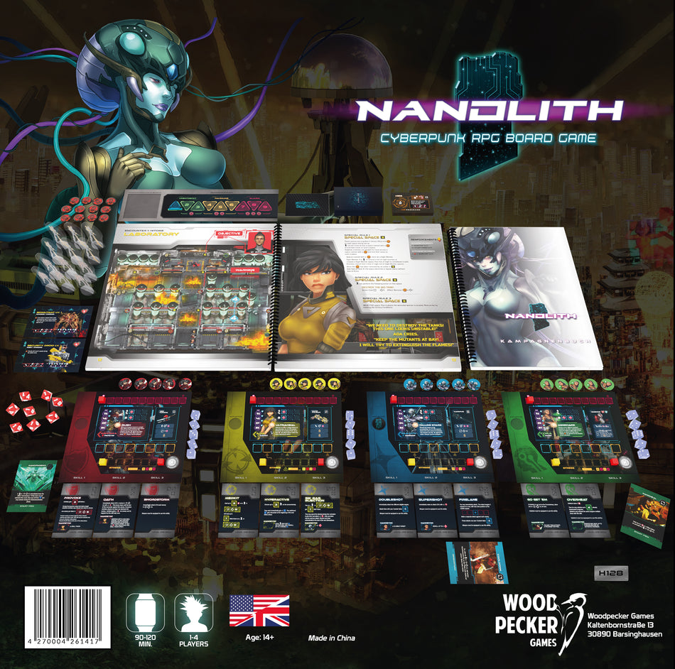 Nanolith: Cyberpunk RPG Board Game (Pre-Order)