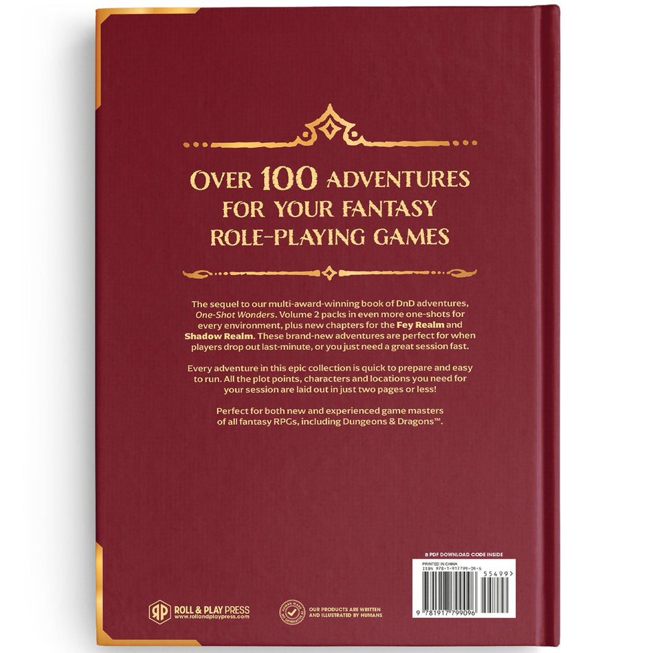 One-Shot Wonders: Volume 2 (Pre-Order)