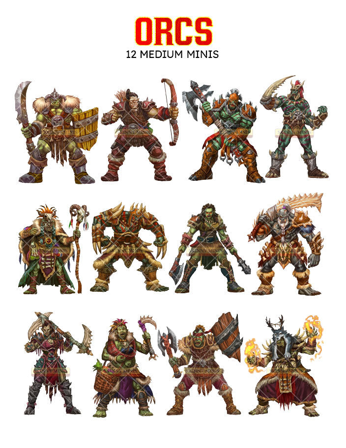 Skinny Minis - Orcs