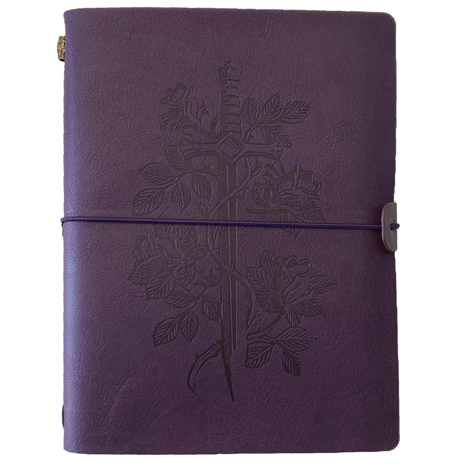 Character Journal (Purple) - Sword and Rose (Pre-Order)