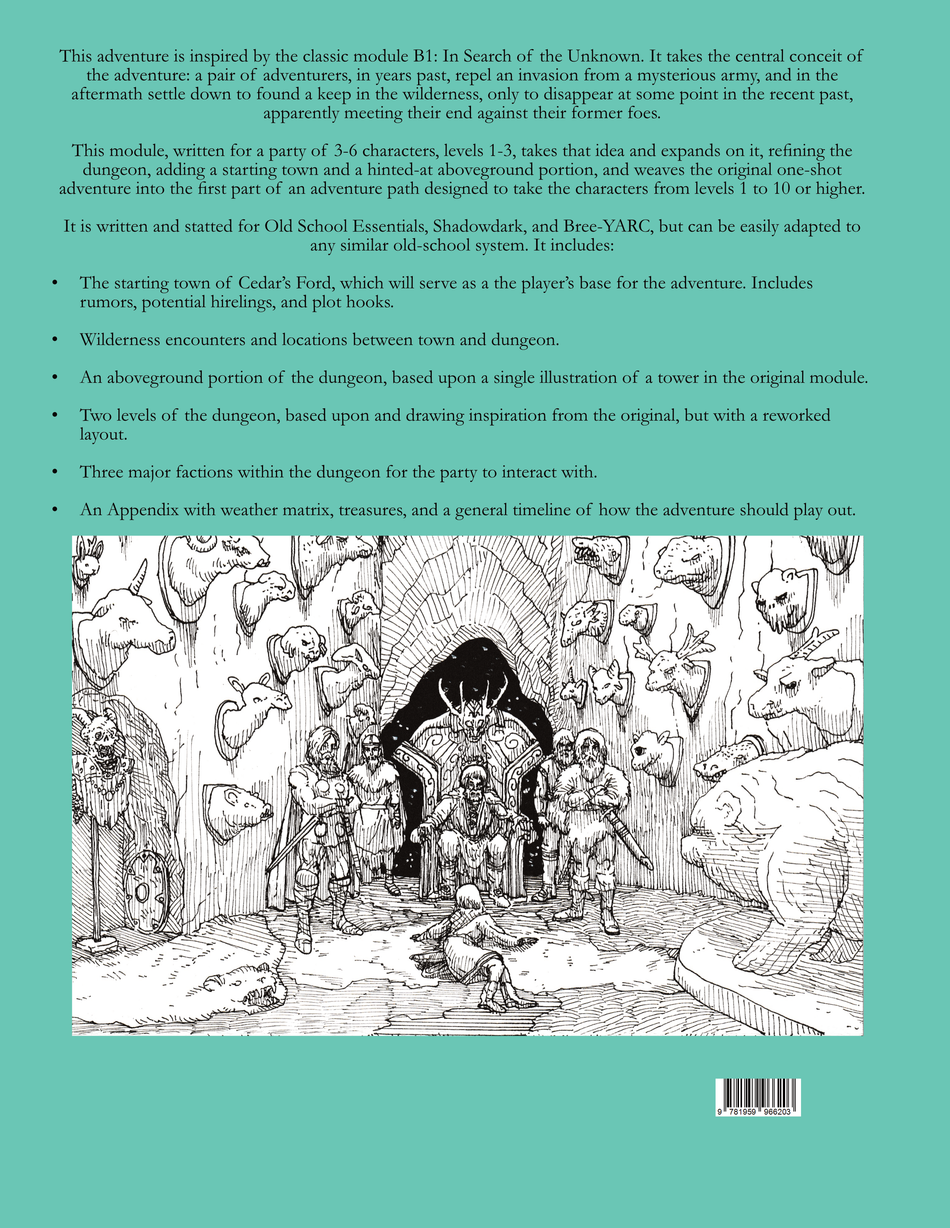 Quest for the Unknown: The Caverns of Anamosa (Pre-Order)