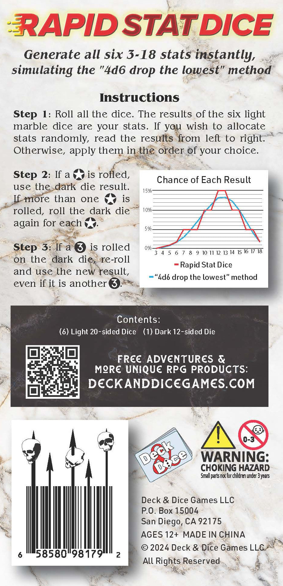 Rapid Stat Dice (Pre-Order)