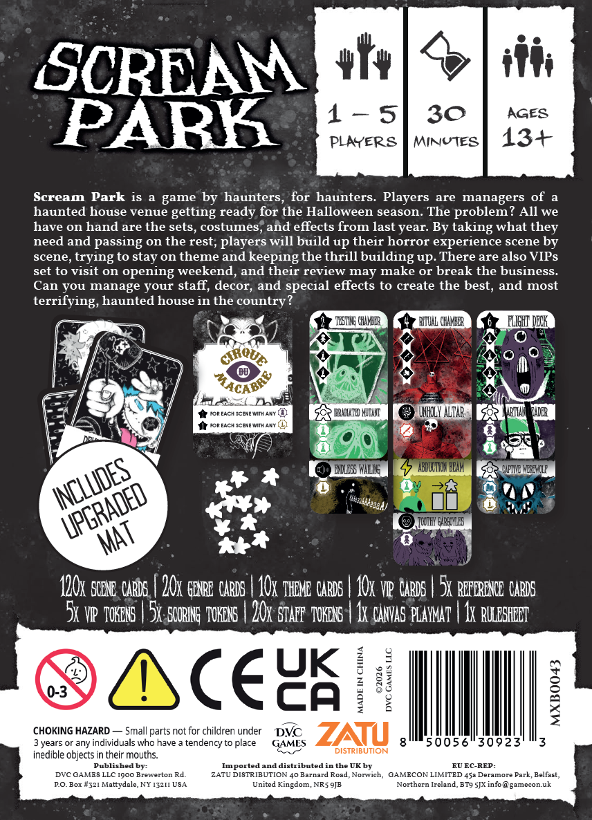 Scream Park: Upgraded Edition (Pre-Order)
