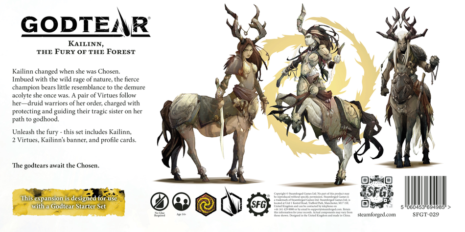 Godtear: Champion Expansion - Kailinn: The Fury of the Forest